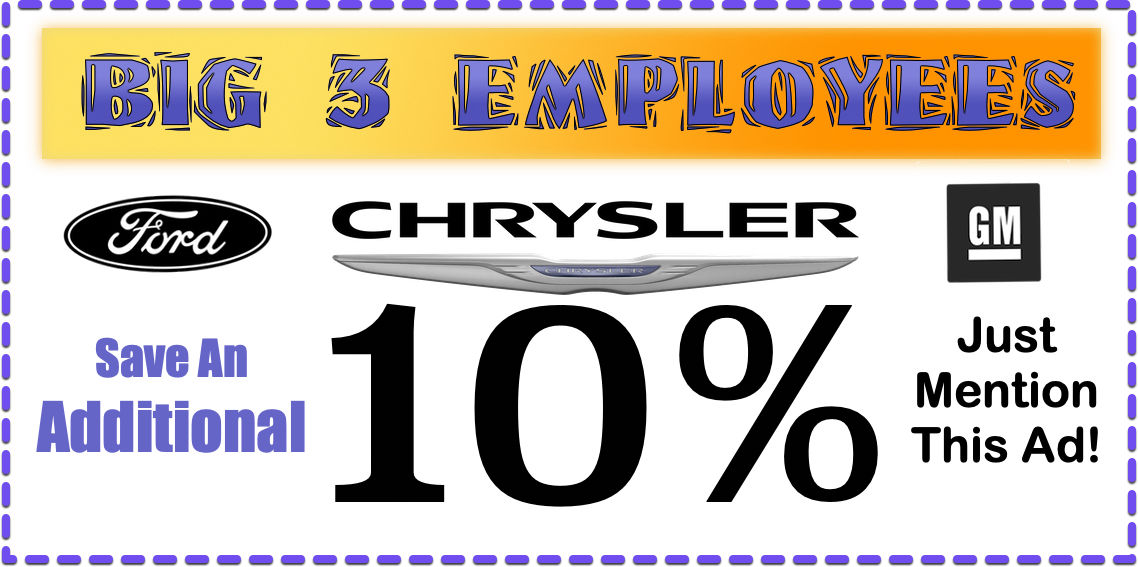 Big 3 Employee Offer
